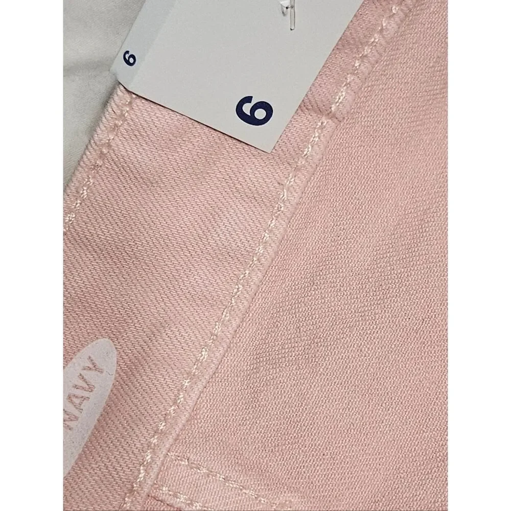 NWT Old Navy Button Front Denim Skirt Women's Size 6